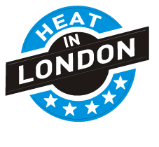 Heat in London logo plumbing bathroom heating services
