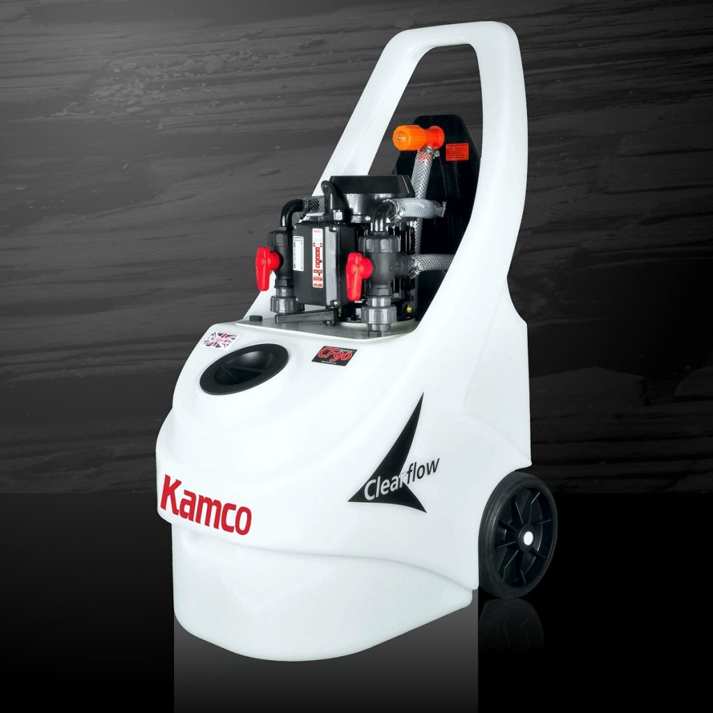 KAMCO cf-90 pump with  KAMCO magnetic filters power flushing croydon